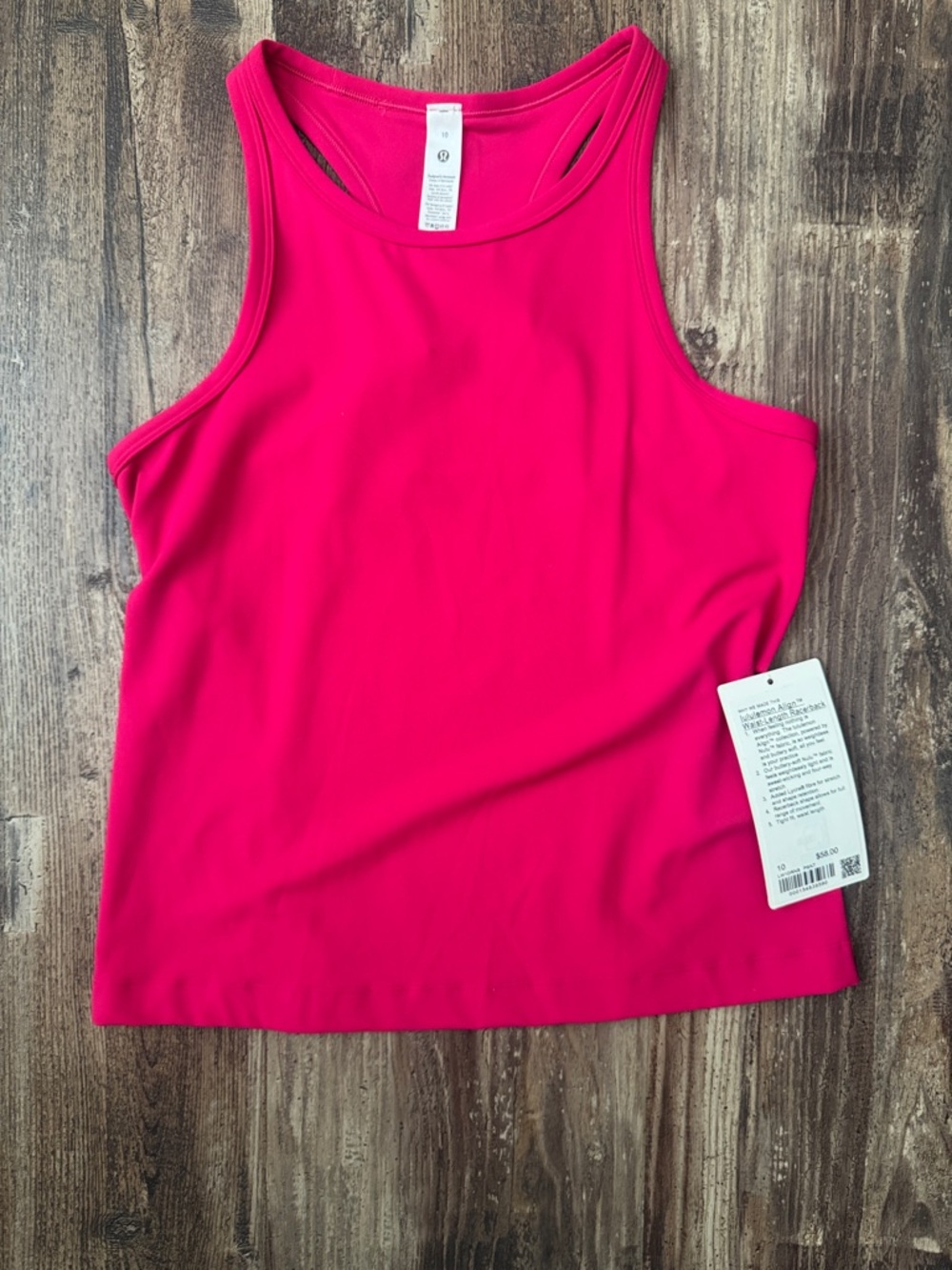 Women's Hot Pink Racerback Tank Top